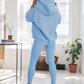 Oversized Hooded Casual 3pc Sweatshirt Suit